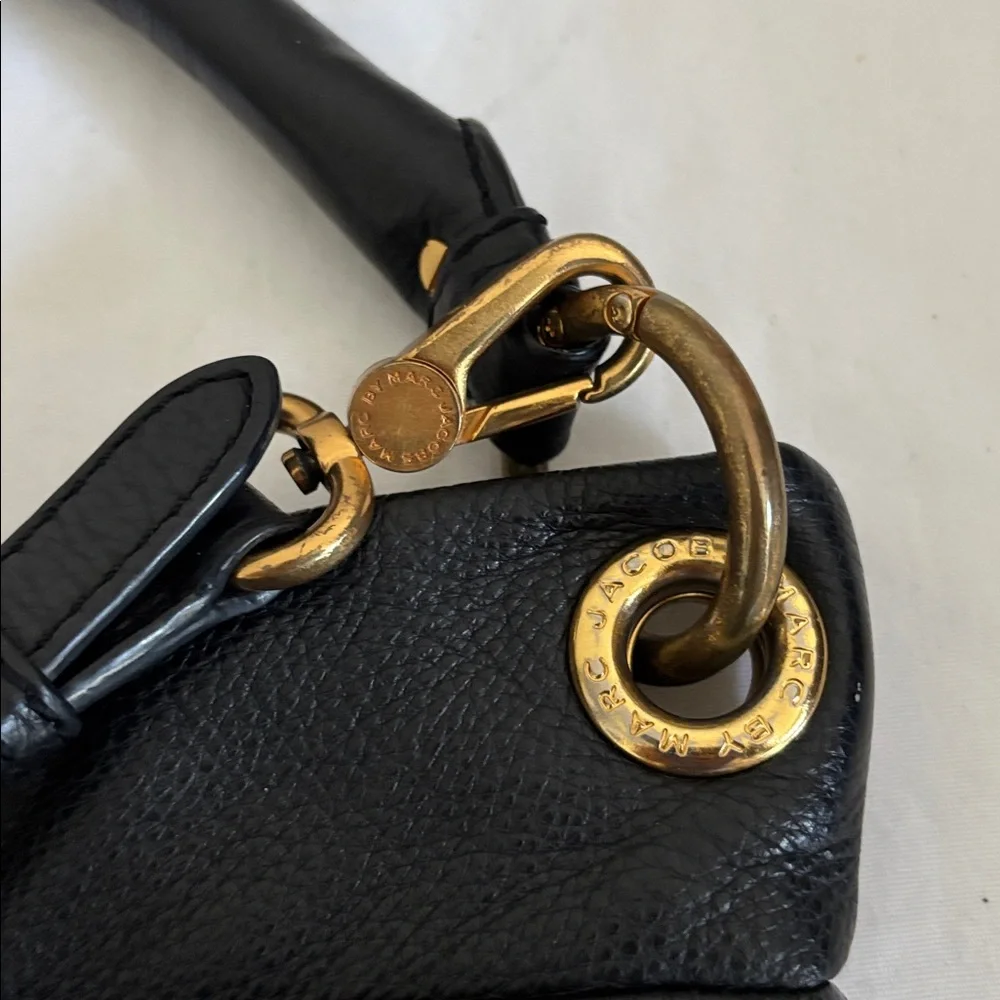 MARC by Marc Jacobs Classic Hillier Hobo Bag, Black Leather
